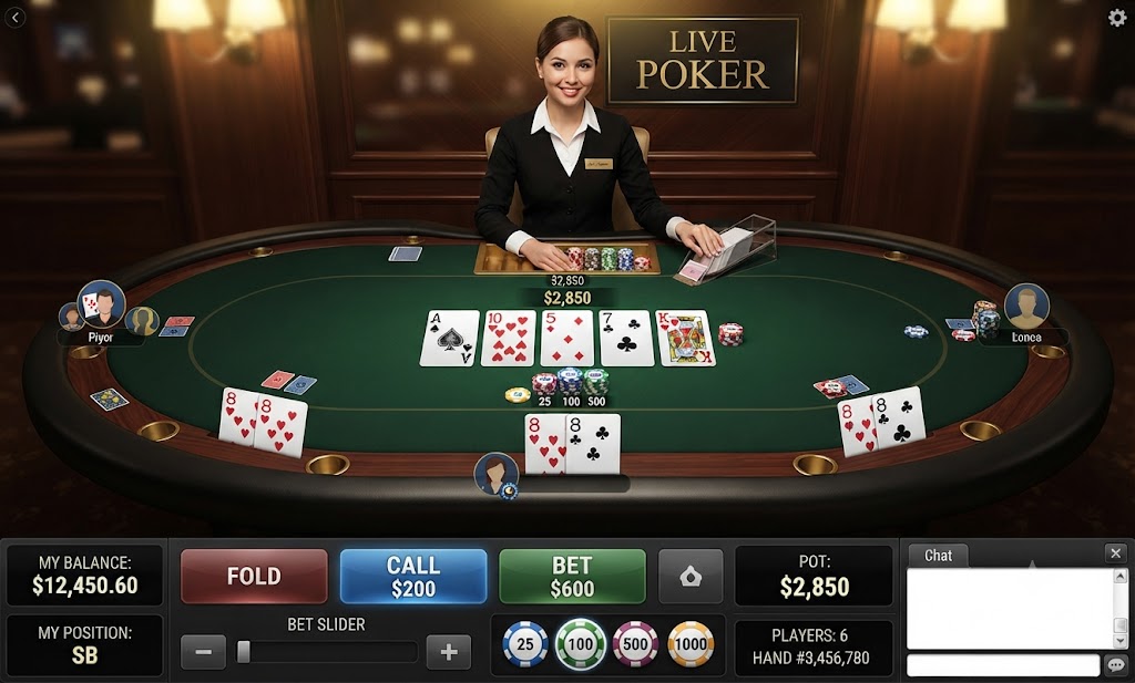 Live Poker online casino Philippines